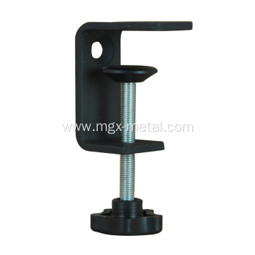 Black Powder Coating Metal Adjustable Table Clamp